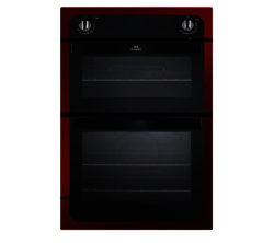 New World NW901DO Electric Double Oven - Black & Red